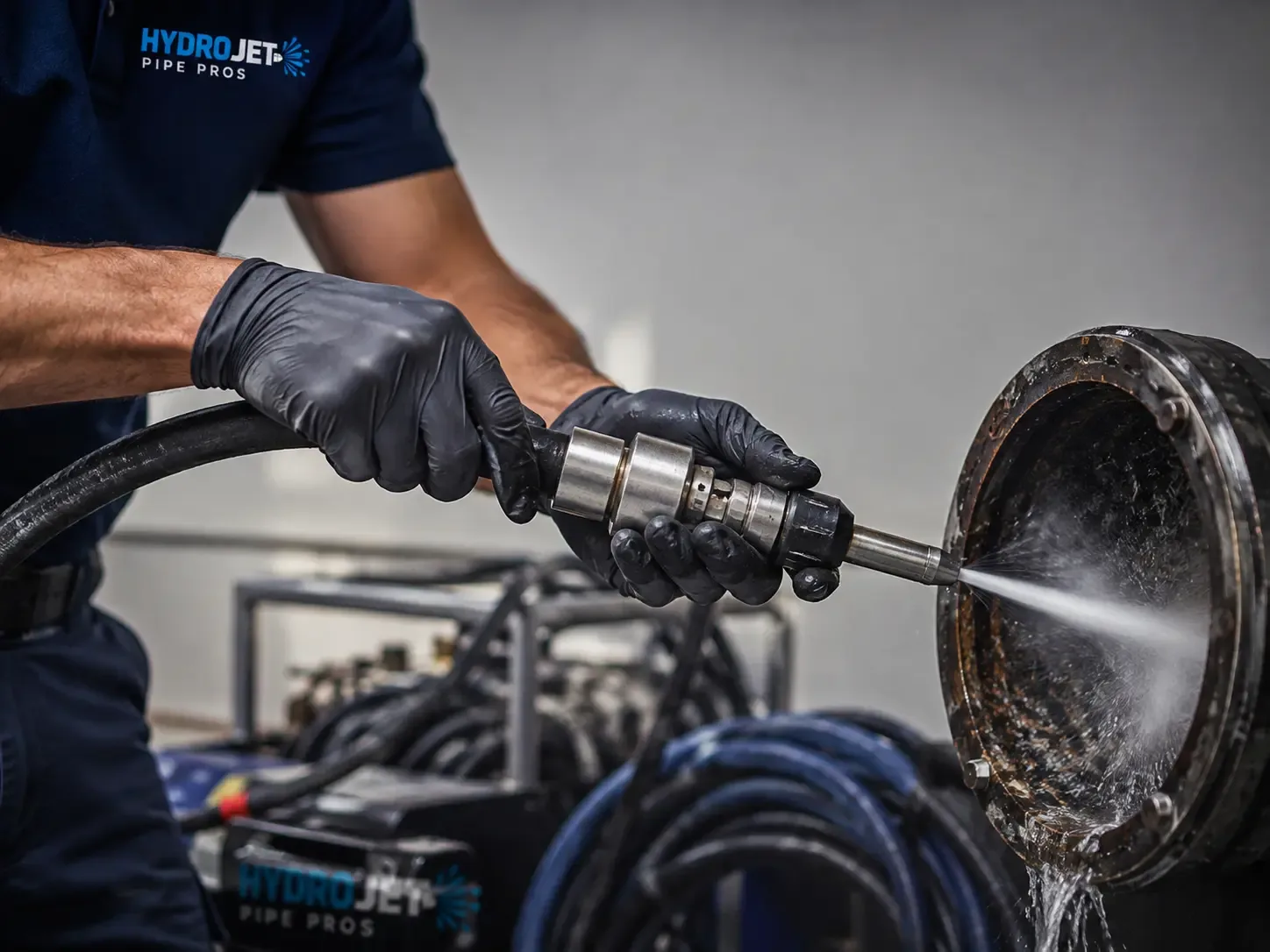 Hydro Jet Pipe Descaling in Falls City, TX